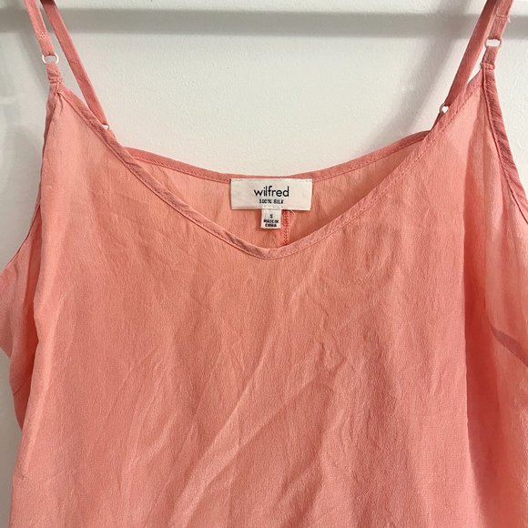 Wilfred 100% Silk V-Neck Camisole Top - Picture 2 of 2